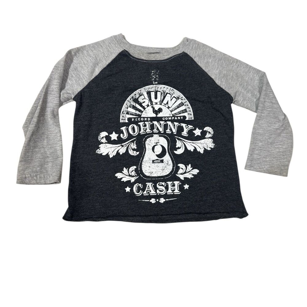 Sun Records Johnny Cash Raglan Tee Baby Sz 18m